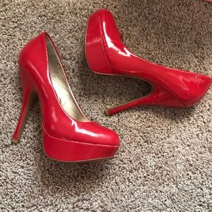 Red Akira heels